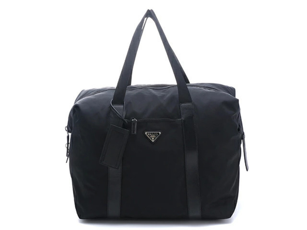 Prada bag Boston black saffiano leather
